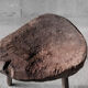 Tabouret brutaliste billot art-populaire auvergnat XIXème siècle
