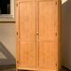 Parisian wardrobe solid oak raw 1940
