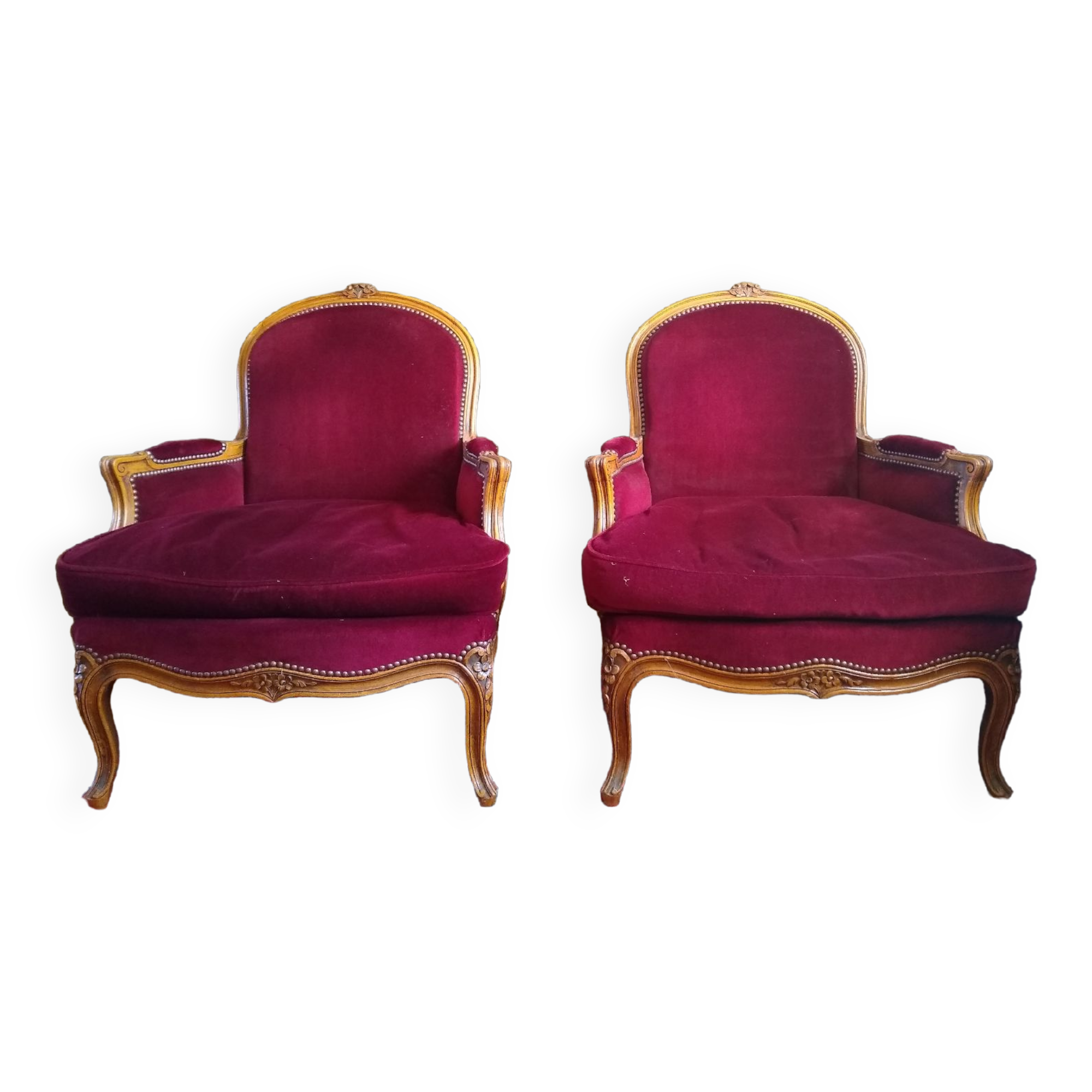 Pair of Louis XV style shepherdesses