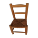 Chaise paillée pour enfant