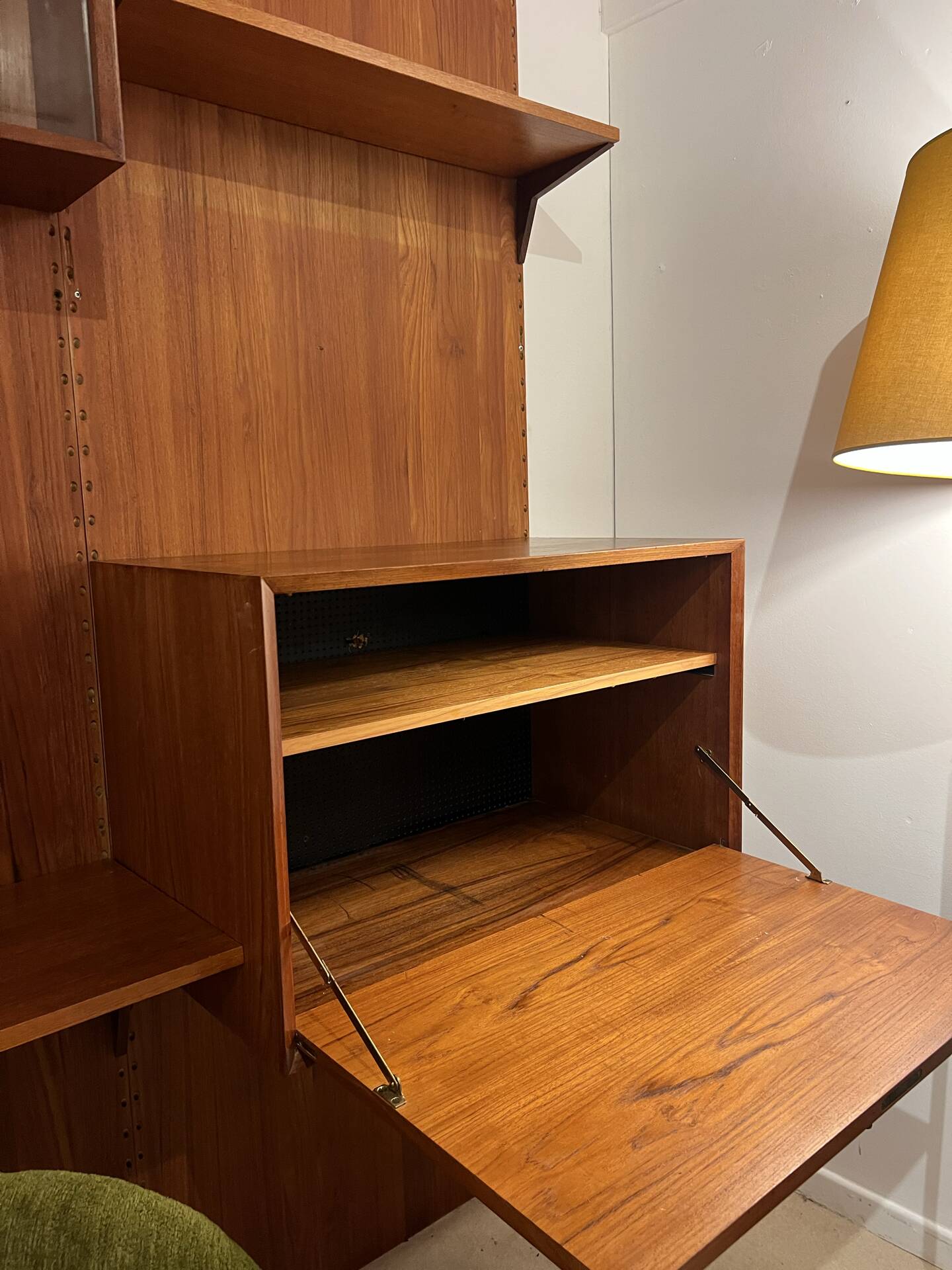 Modular wall shelf by Poul Cadovius, Teak, 1960s