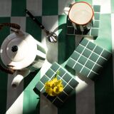 Coasters glass enamels-coasters-mosaic-handmade