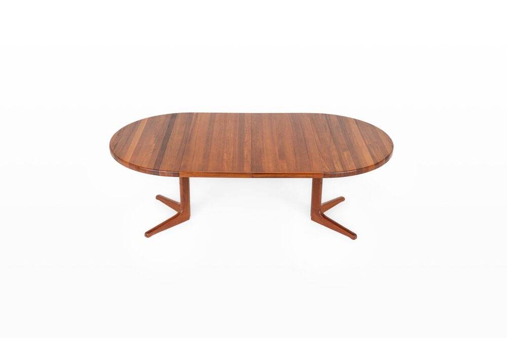 Extendable dining table by Glostrup Møbelfabrik in teak, 1960s