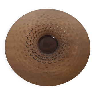 Large dish or, Vintage smoked fruit basket