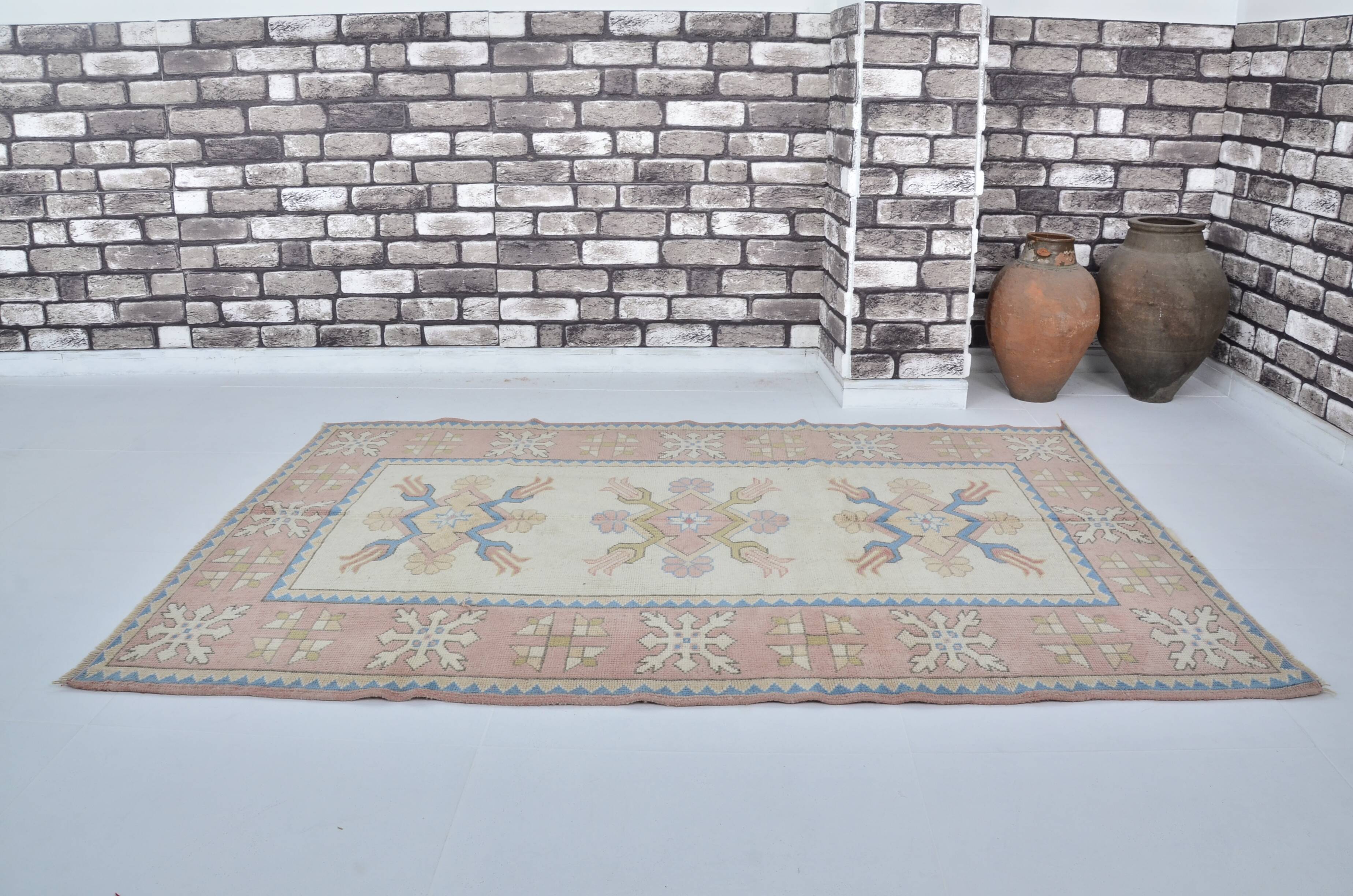 Oushak Handknotted Vintage Rug sku 2413