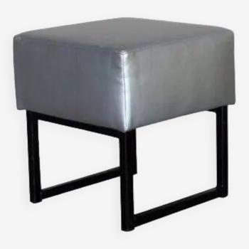 Modernist low square stool.