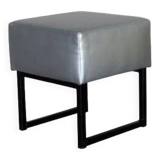Modernist low square stool.