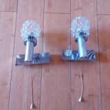 Paire d'appliques vintages 70's