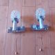 Pair of vintage 70's wall lights