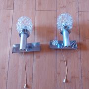 Pair of vintage 70's wall lights