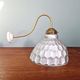Mercurised glass wall light, Helioray, 1930