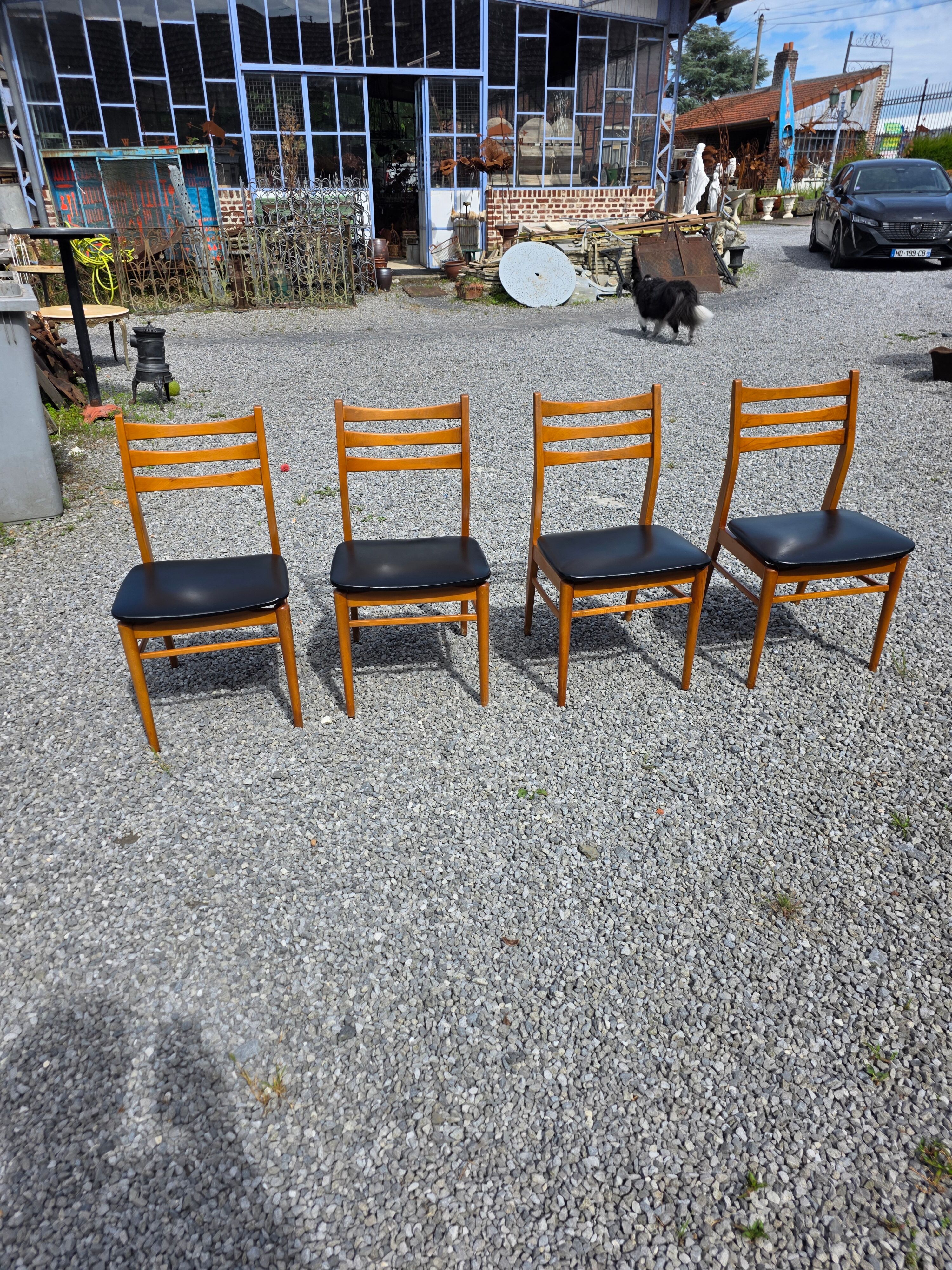 4 Scandinavian chairs from the 1960s