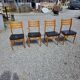 4 Scandinavian chairs from the 1960s