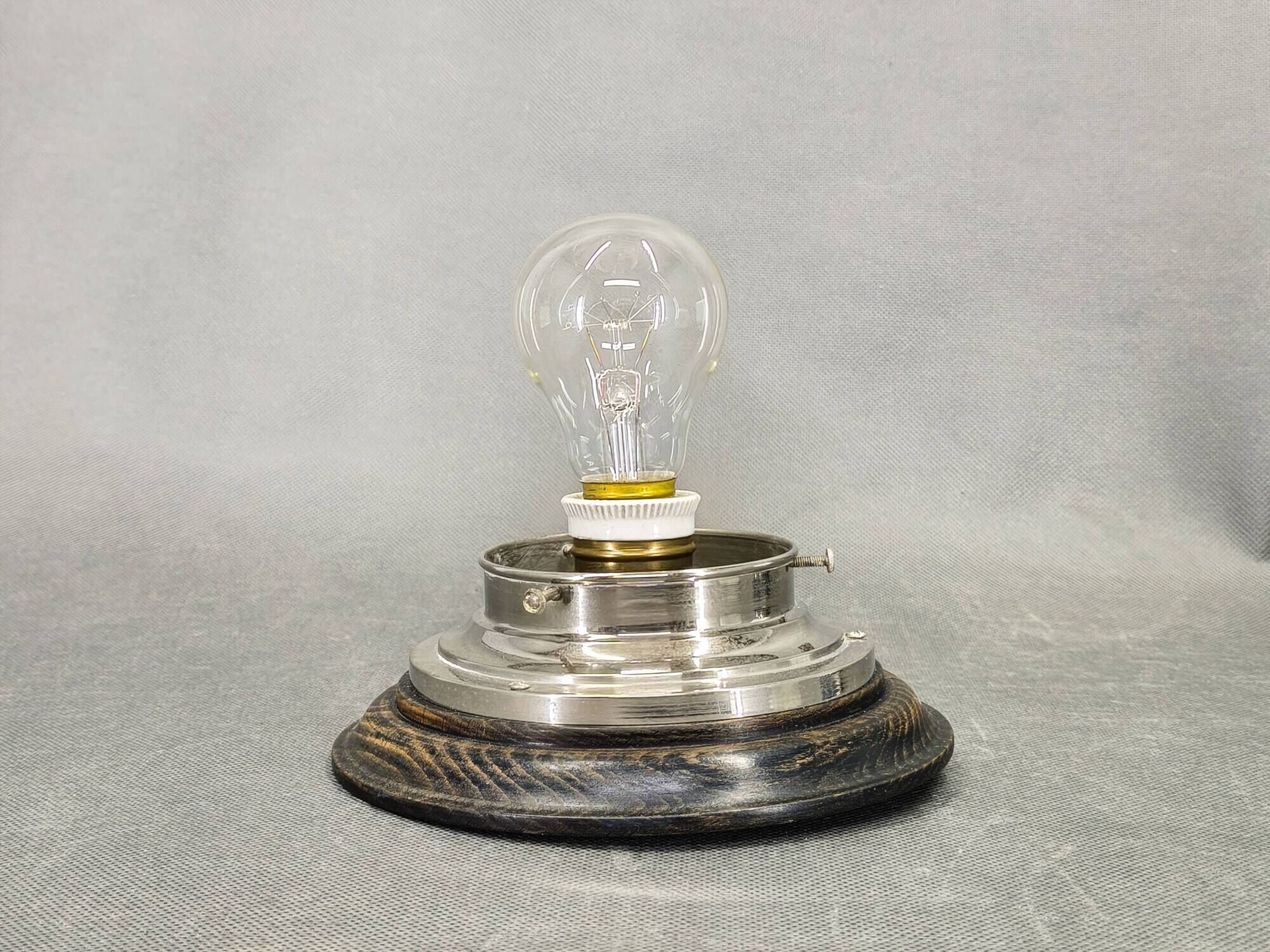 Pair of Art Deco Nickel Wall Lights with Milky Glass, 1930s