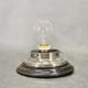 Pair of Art Deco Nickel Wall Lights with Milky Glass, 1930s