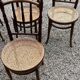 Lot de 6 chaises bistrot Josef Hofmann 1930