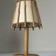 Vintage rattan lamp from the 60s