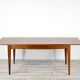 Midcentury extending table in afromosia by a. younger. vintage modern / retro