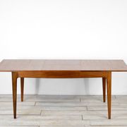 Midcentury extending table in afromosia by a. younger. vintage modern / retro