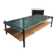 Tikamoon coffee table marble and wood