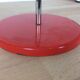 Stralux red metal desk lamp 1960