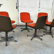 Charles Pollock (1902-1988) Series Of Six Comforto Edition Chairs Circa 1970