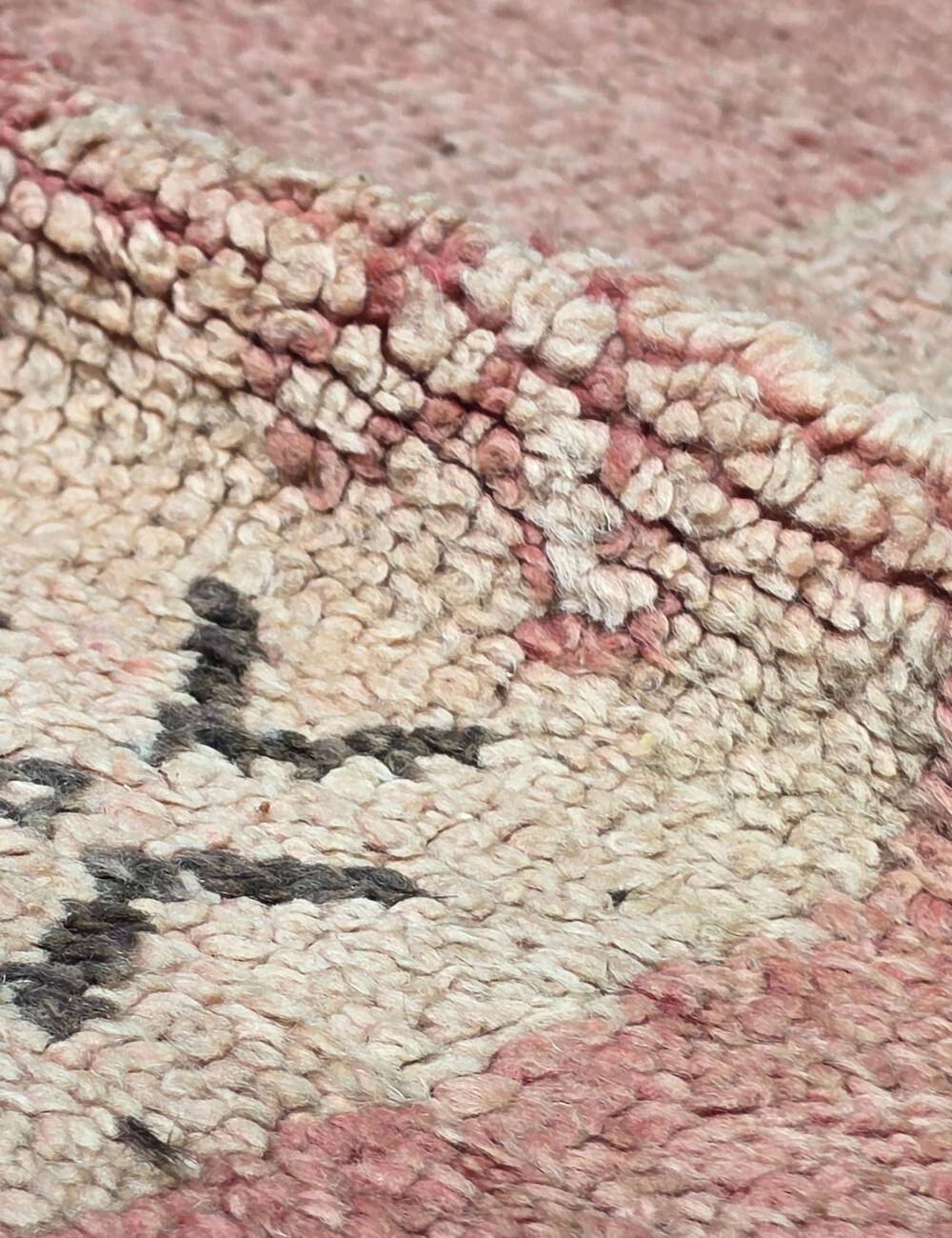 Tapis Marocain Rose Vintage - 390 x 166 cm