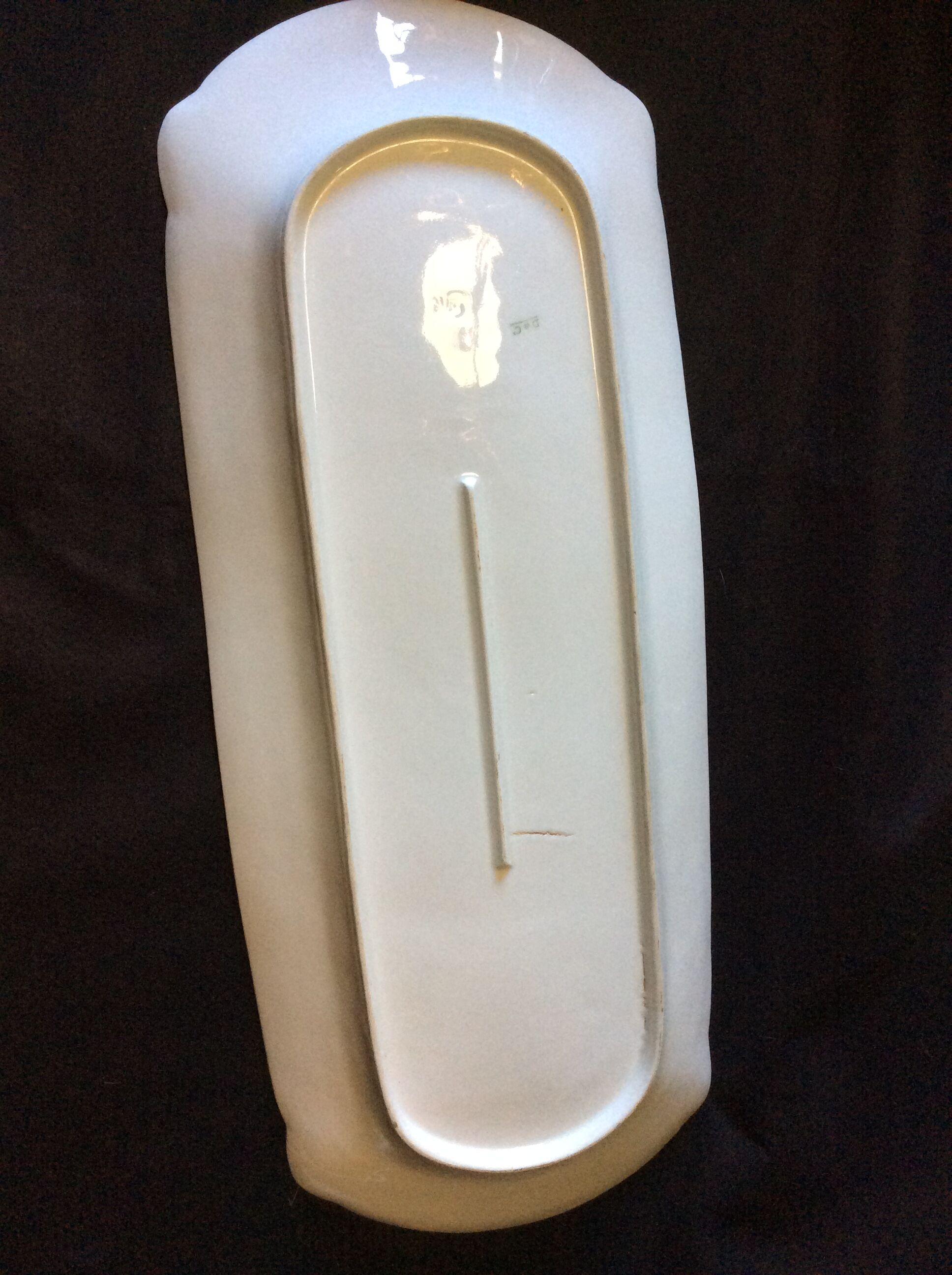 White dish, fish dish