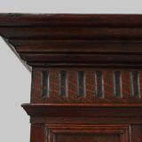 French 16th Century Antique oak hand carved wardrobe