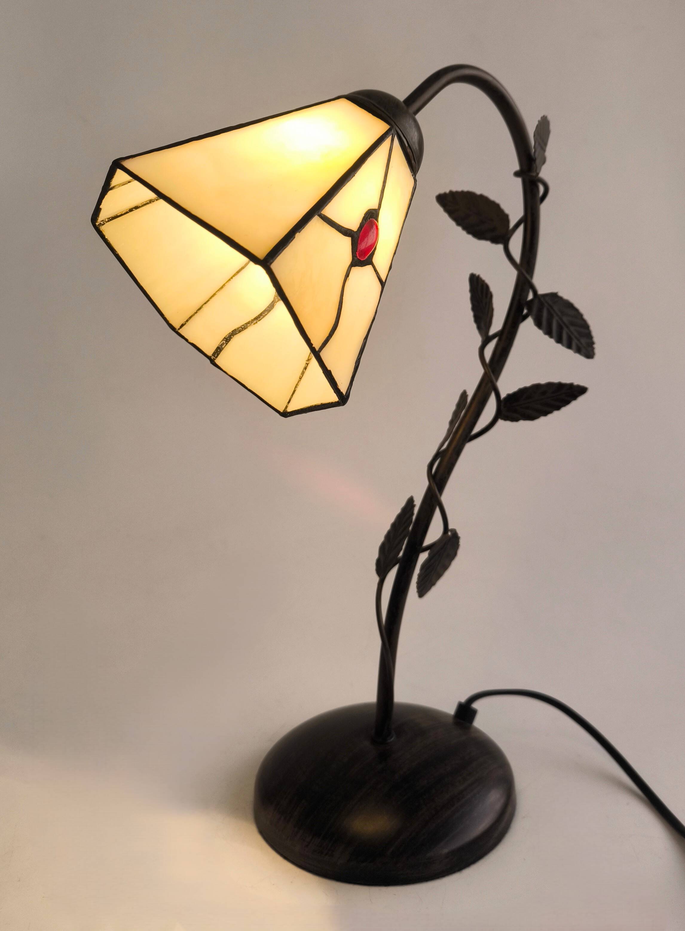 Lampara Tiffany Style francesa años 80