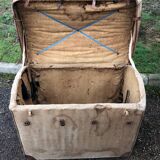 Rattan & Wicker Chest & Trunk Militaria, French Military Collection