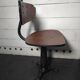 Chaise industrielle en fonte vintate singer 