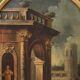 Peinture italienne Caprice architectural du XVIIIe siècle