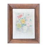 Painting watercolor still life with flowers Matisse, Dufy early twentieth century