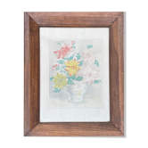 Painting watercolor still life with flowers Matisse, Dufy early twentieth century