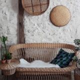 Bench-rattan 3 seats