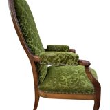 19's voltaire rack and pinion armchair