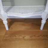 Console demi-lune de style Shabby