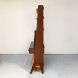 Bibliothèque secretaire pieds compas, 1960