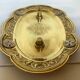 Small brass tray with cloisonné enamel.