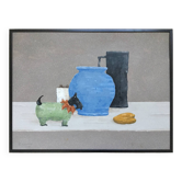 Alain ozanne, contemporary artist. still life. acrylic.