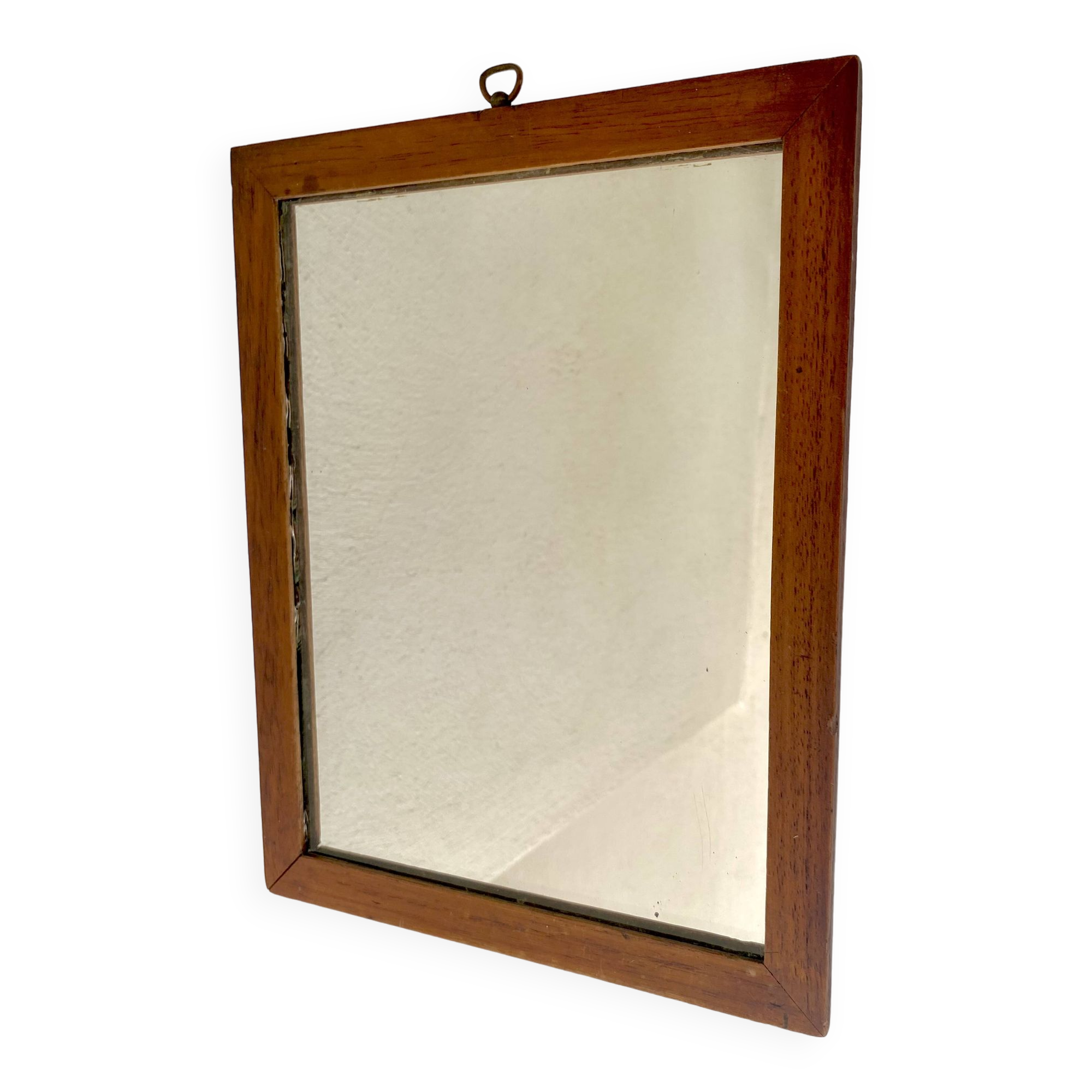 Miroir bois style Amish, 25x30 cm