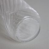 Set of 6 transparent water glasses