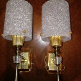 Pair of art deco wall light 30s
