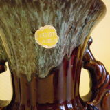 Amphora style vase with 2 coves - A.D.P. - 1980s