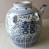 Old wedding teapot, porcelain, China