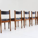 Bernini vintage italian dining chairs by Silvio Coppola , set of 6