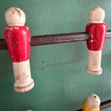 Vintage wooden folding foosball table