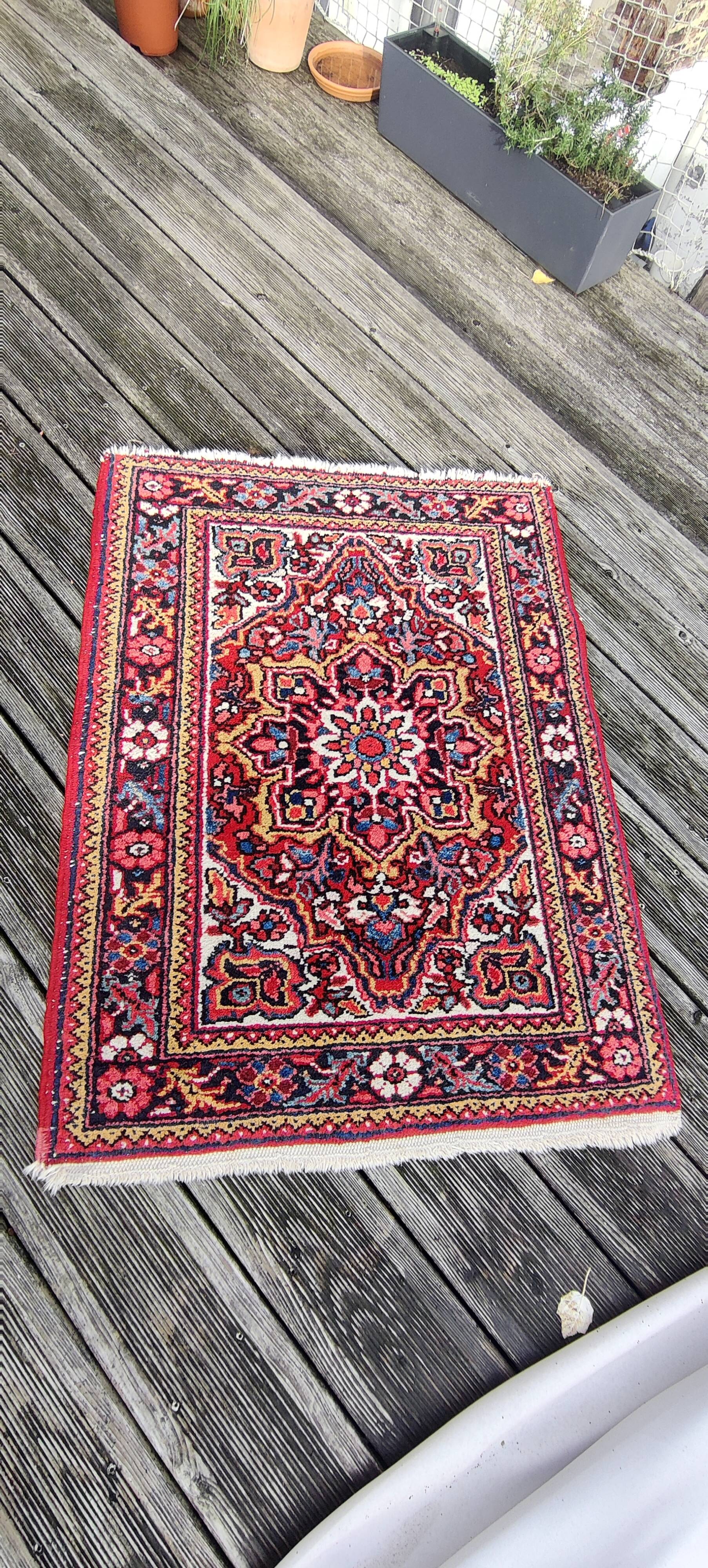Tapis persan de Malayer vintage