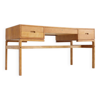 Vintage Danish teak desk by Arne Wahl Iversen 1950s